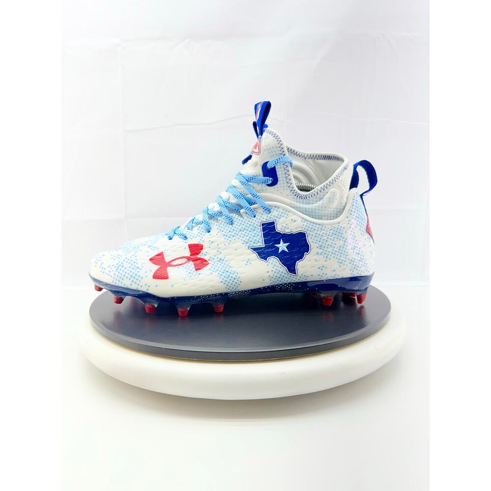 Under Armour Spotlight Lux 2 MC Texas‎ Mens Size 11 Football Cleats 3027041-100